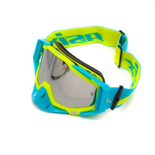 ASIX AS1 dzeltenzilas matētas brilles ar sudrabainu spoguli no Extreme Ride (KAI-94)