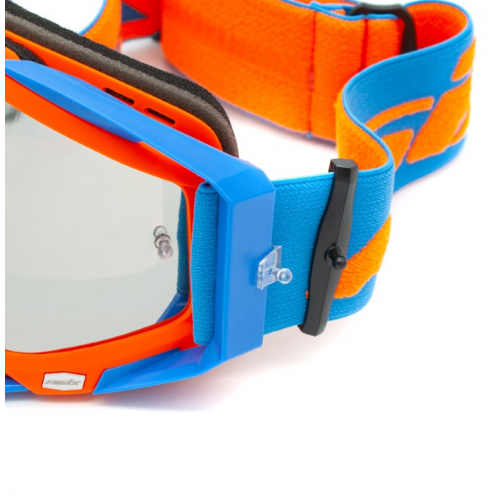 ASIX AS1 brilles oranžzilas matētas ar sudrabainu spoguli no Extreme Ride (KAI-91)