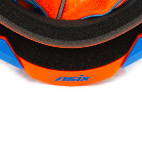 ASIX AS1 brilles oranžzilas matētas ar sudrabainu spoguli no Extreme Ride (KAI-91)