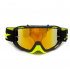 ASIX AS2 melnas un dzeltenas matētas brilles ar sarkanu spoguli no Extreme Ride (KAI-98)