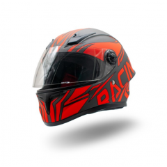 Motociklu ķivere ar vizieri sarkans XTR506