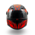 Motociklu ķivere ar vizieri sarkans XTR506