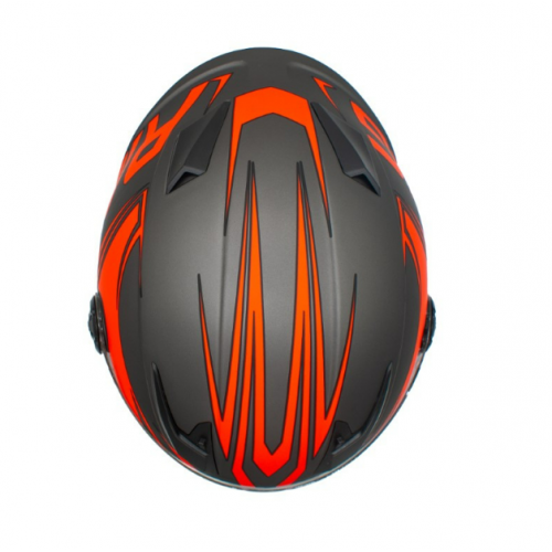 Motociklu ķivere ar vizieri sarkans XTR506