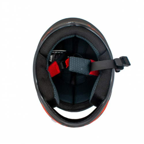 Motociklu ķivere ar vizieri sarkans XTR506