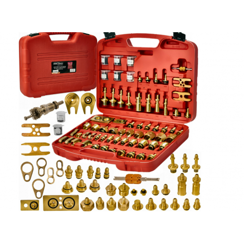 Комплект адаптеров для промывки кондиционера XXL, 78 элементов от Kraft&Dele (KD10063)