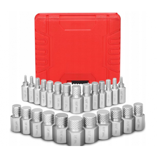 25 daļu skrūvju izvilkšanas instruments Kraft&dele (KD10077)