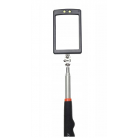 Teleskopiskais pārbaudes spogulis ar LED 285-876 mm Kraft&dele (KD10189)