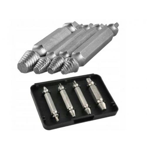 Četru daļu skrūvju izvilcēju komplekts Kraft&dele (KD10199)