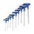 9 daļu zvaigznes formas sešstūra atslēgu komplekts ar Torx rokturi Kraft&dele (KD10247)