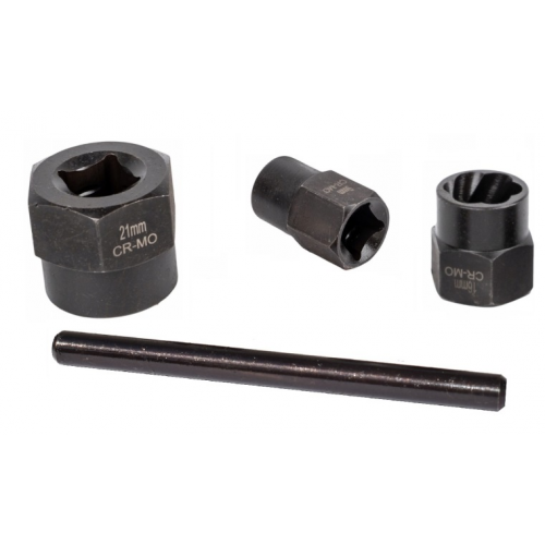 Salauztu skrūvju izvilkšanas ierīces 10 gab Kraft&dele (KD10270)