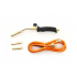 Gāzes jumta deglis 140 g/h + 3 sprauslas Kraft&dele (KD10303)