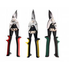 Lokšņu metāla šķēres 10 collas 3 gab. labās/kreisās/taisnas no KRAFT&DELE (KD10359)