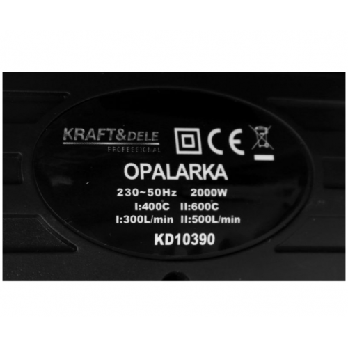 Электрический строительный фен 2кВт, 4 режима от Kraft&dele (KD10390)