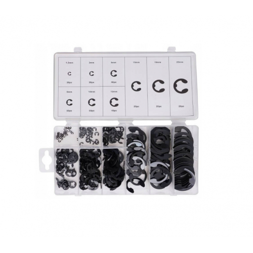 Стопорные кольца 300шт 9 видов от Kraft&Dele (KD10484)