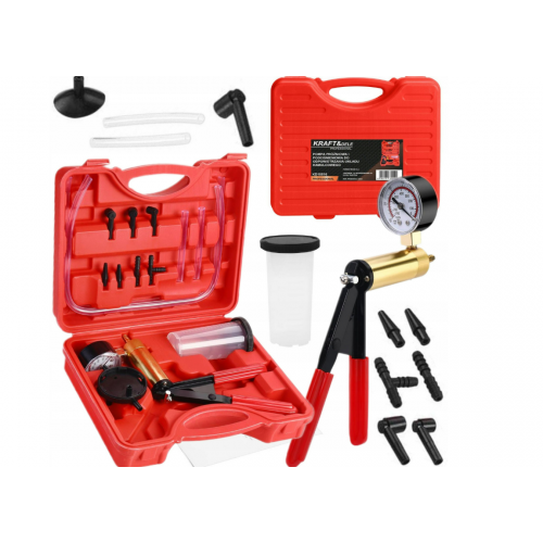 Rokas vakuuma sūkņa komplekts 0-3 bar, koferis no Kraft&Dele (KD10516)