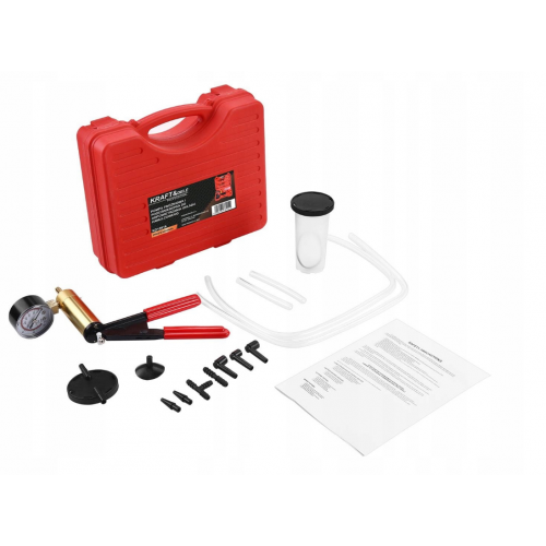 Rokas vakuuma sūkņa komplekts 0-3 bar, koferis no Kraft&Dele (KD10516)