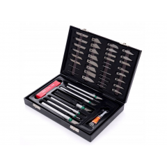 Rokdarbu nažu / skalpeļu komplekts 56gab no Kraft&Dele (KD10595)
