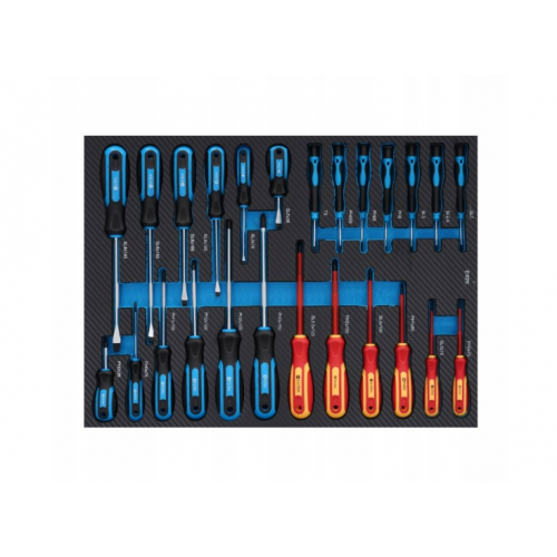 Instrumentu kaste, instrumentu ratiņi, 7 atvilktnes, 309 elektriskās uzgriežņu atslēgas, uzgaļu atslēgas, uzgaļi no Kraft&Dele (KD1069)