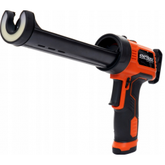 Baterijām darbināms silikona līmes pistole + LED 6V no Kraft&dele (KD10783)