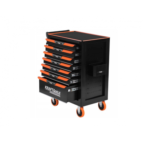 Tukšs instrumentu skapis, 7 atvilktnes, 2 atslēgas no Kraft&Dele  (KD1079)