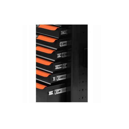 Tukšs instrumentu skapis, 7 atvilktnes, 2 atslēgas no Kraft&Dele  (KD1079)