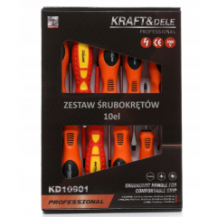 Skrūvgriežu komplekts 10 gab. no Kraft&Dele (KD10901)