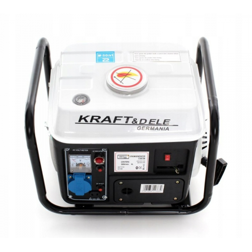 Vienfāzes ģenerators 1200 W / 230 V / 2 ZS Kraft&Dele (KD109B)