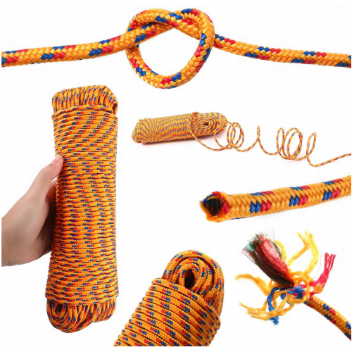 Daudzfunkcionāla virve 5mmx50 m, Dzeltenā krasa no KRAFT&DELE (KD11022)