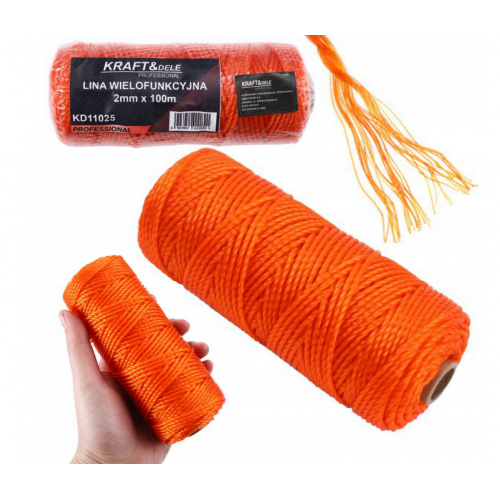 Daudzfunkcionāla virve 2mmx100 m no KRAFT&DELE (KD11025)
