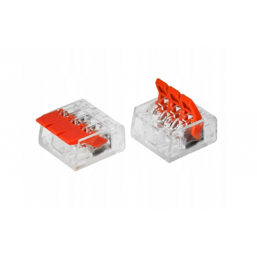 Ātrās atbrīvošanas spailes strāvas kabeļiem, 55 gab., 0,14–4 mm no Kraft&Dele  (KD11292)