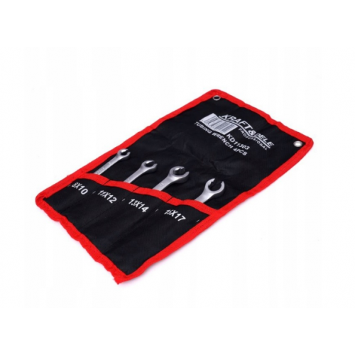 Atvērto bremžu cauruļu atslēgu komplekts, 4 gab no Kraft&dele (KD11303)