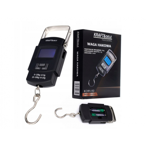 Svari ar digitālo āķi 50 kg KRAFT&DELE (KD11413)