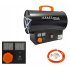 Gāzes sildītājs 25kW ar termostatu + reduktors no Kraft&dele (KD11700)