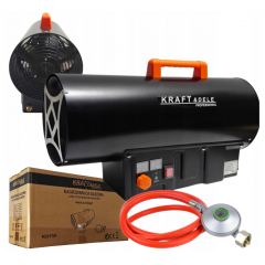 Gāzes sildītājs 40kW termostats + reduktors no Kraft&dele (KD11701)