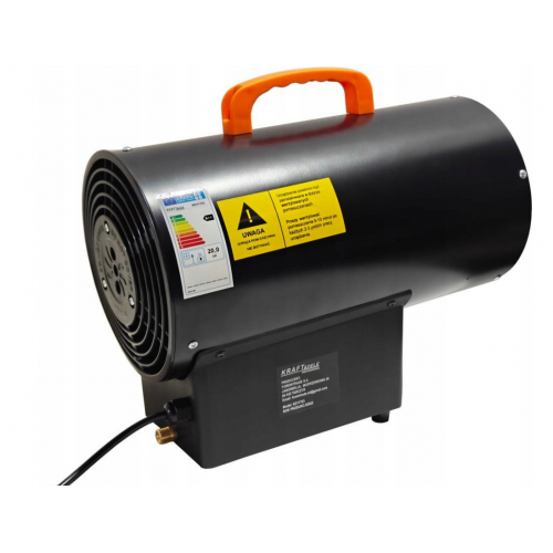 Газовый обогреватель 20 кВт редуктор + газовый шланг от Kraft&Dele (KD11703)