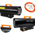 Gāzes sildītājs 45 kW termostats, LCD displejs + reduktors no Kraft&dele (KD11706)
