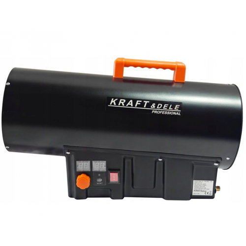 Gāzes sildītājs 45 kW termostats, LCD displejs + reduktors no Kraft&dele (KD11706)