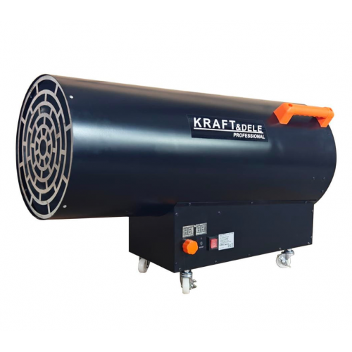 Gāzes sildītājs 100kW termostats, LCD displejs + reduktors no Kraft&dele (KD11707)