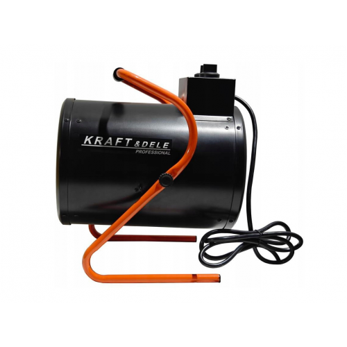 Elektriskais sildītājs 10 kW 400 V ar termostatu un plākšņu vadību no Kraft&Dele (KD11724)
