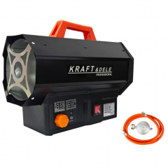 Gāzes sildītājs 25kW LCD termostats + šļūtenes reduktors (KD11731)