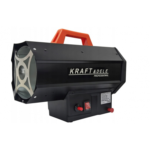 Gāzes sildītājs, pūtējs, reduktors, šļūtene, 25 kW no Kraft&Dele (KD11734)