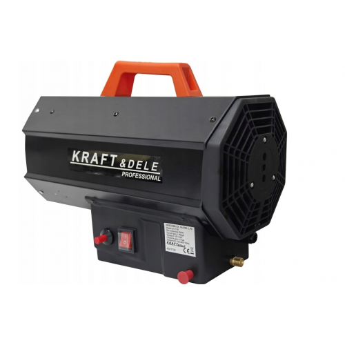 Gāzes sildītājs, pūtējs, reduktors, šļūtene, 25 kW no Kraft&Dele (KD11734)