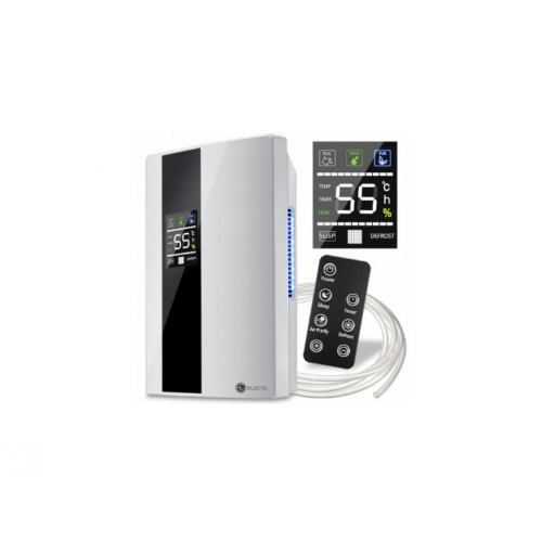 Gaisa sausinātājs/attīrītājs 65W 2000ML 270ML/24H + klusa tālvadības pults no KRAFT&DELE (KD11747)