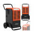 Rūpniecisks gaisa mitrinātājs 70L / 24h mobilais enerģijas taupīšanas 920W 5.5L Kraft&dele (KD11748)