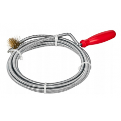 Notekūdeņu spirāle caurulēm ar birsti 6 mm x 3 m no Kraft&dele (KD11768) 