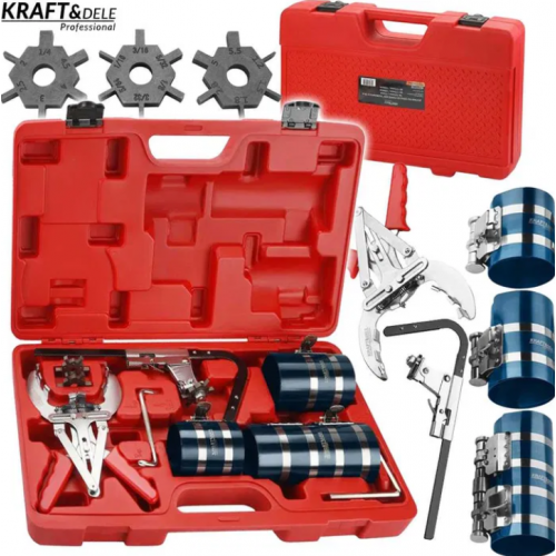 Gredzenu gofrēšanas mašīna 75/100/150 mm no Kraft&Dele  (KD11776)
