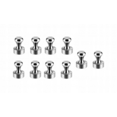 Neodīma magnētu komplekts 10 gab. 12 mm Kraft&Dele (KD11832)