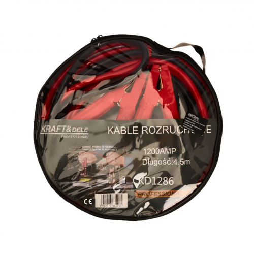 Starta kabeļi 1200A, 4,5 m (KD1286)