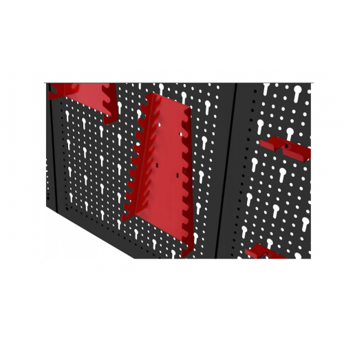 Sienas instrumentu dēlis ar plauktiem 120x60cm no Kraft&Dele (KD11895)