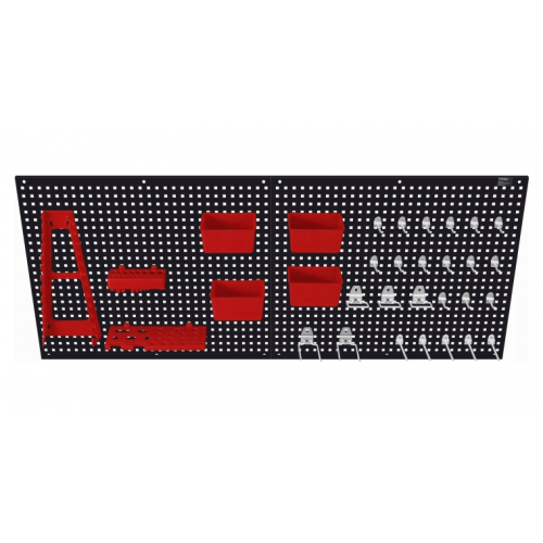 Sienas instrumentu dēlis ar plauktiem 112x45cm Kraft&Dele (KD11897)